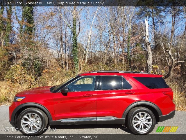 2020 Ford Explorer XLT 4WD in Rapid Red Metallic