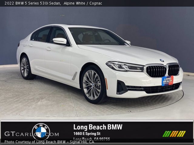 2022 BMW 5 Series 530i Sedan in Alpine White
