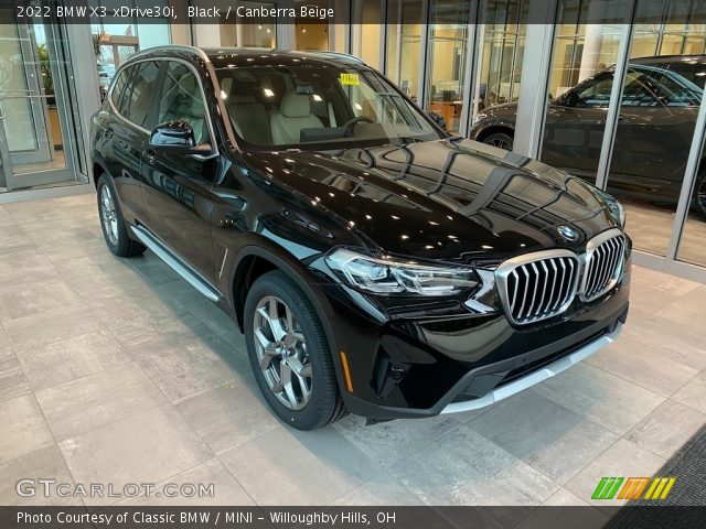 2022 BMW X3 xDrive30i in Black