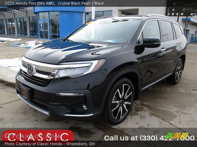 2020 Honda Pilot Elite AWD in Crystal Black Pearl