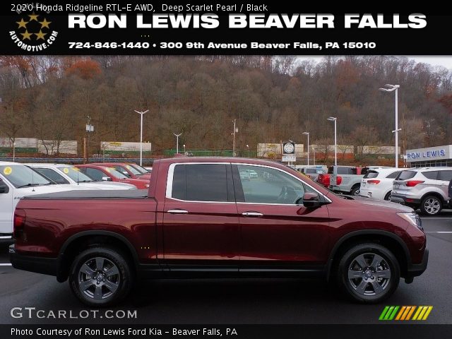 2020 Honda Ridgeline RTL-E AWD in Deep Scarlet Pearl