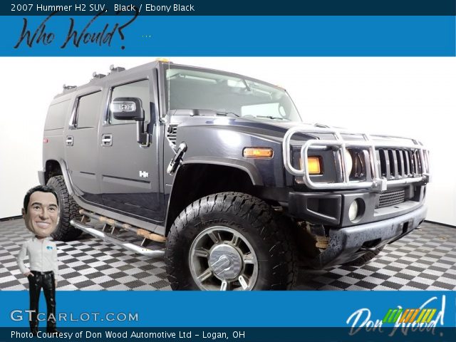 2007 Hummer H2 SUV in Black