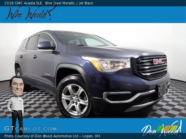 2018 GMC Acadia SLE in Blue Steel Metallic