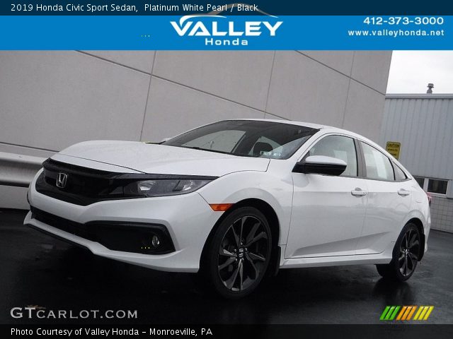 2019 Honda Civic Sport Sedan in Platinum White Pearl