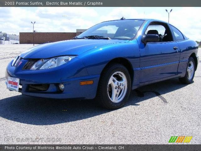 2003 Pontiac Sunfire  in Electric Blue Metallic