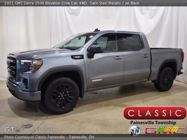 2021 GMC Sierra 1500 Elevation Crew Cab 4WD in Satin Steel Metallic
