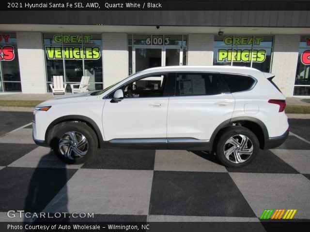 2021 Hyundai Santa Fe SEL AWD in Quartz White