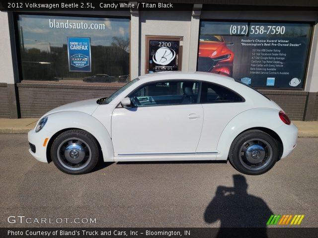 2012 Volkswagen Beetle 2.5L in Candy White
