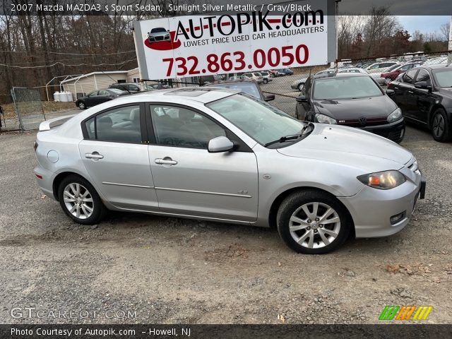 2007 Mazda MAZDA3 s Sport Sedan in Sunlight Silver Metallic