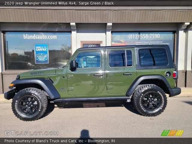 2020 Jeep Wrangler Unlimited Willys 4x4 in Sarge Green