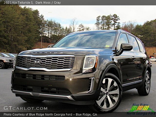 2021 Kia Telluride S in Dark Moss
