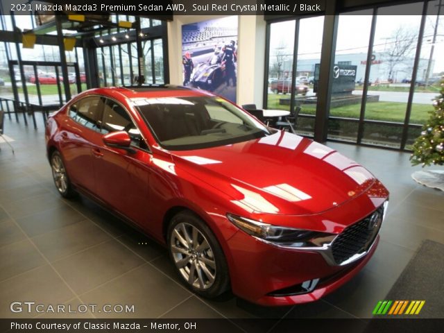 2021 Mazda Mazda3 Premium Sedan AWD in Soul Red Crystal Metallic