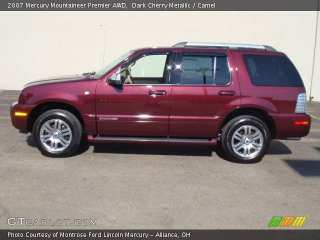 2007 Mercury Mountaineer Premier AWD in Dark Cherry Metallic