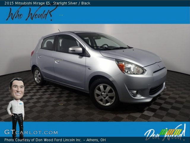 2015 Mitsubishi Mirage ES in Starlight Silver