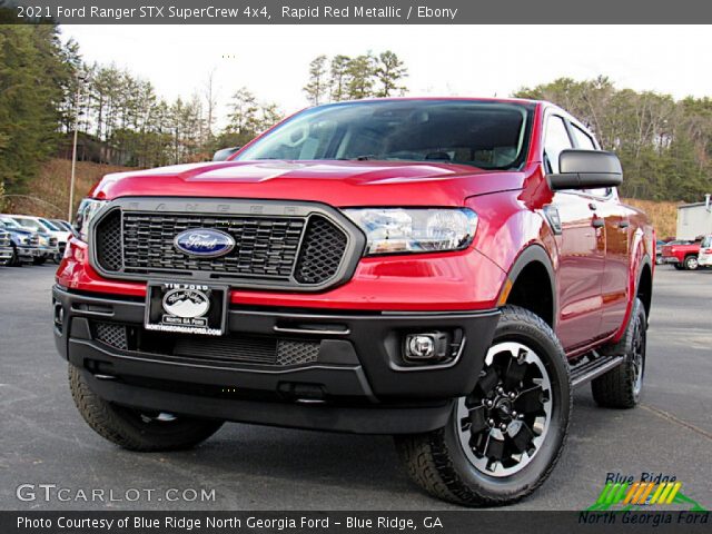 2021 Ford Ranger STX SuperCrew 4x4 in Rapid Red Metallic