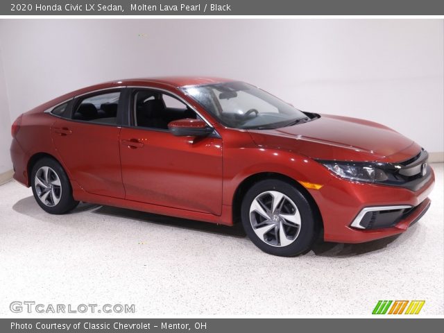 2020 Honda Civic LX Sedan in Molten Lava Pearl