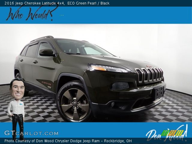 2016 Jeep Cherokee Latitude 4x4 in ECO Green Pearl
