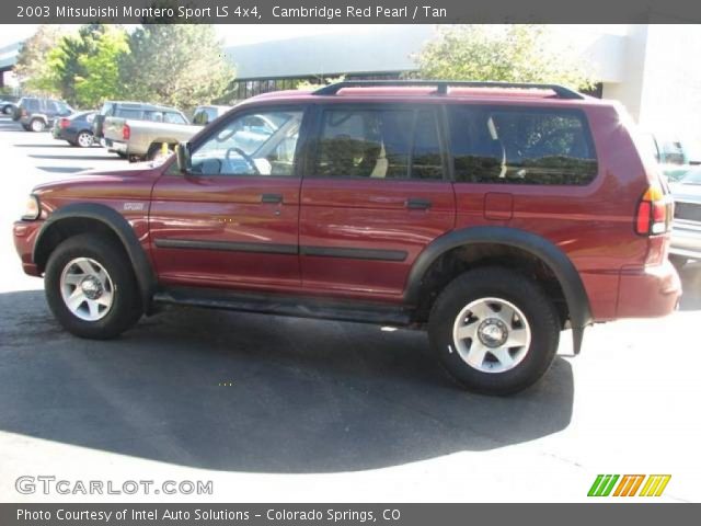 2003 Mitsubishi Montero Sport LS 4x4 in Cambridge Red Pearl