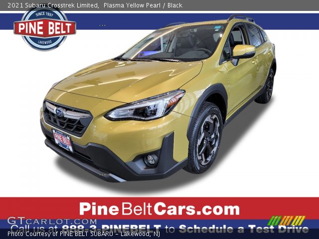 2021 Subaru Crosstrek Limited in Plasma Yellow Pearl