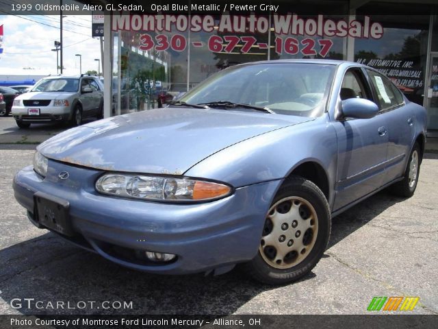 1999 Oldsmobile Alero GL Sedan in Opal Blue Metallic