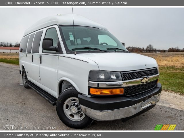 2008 Chevrolet Express LS 3500 Passenger Van in Summit White