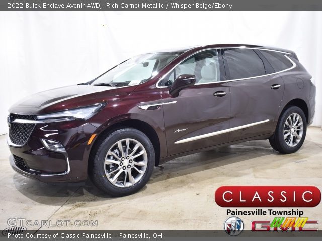 2022 Buick Enclave Avenir AWD in Rich Garnet Metallic