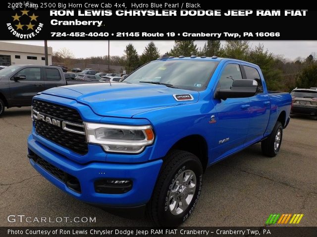 2022 Ram 2500 Big Horn Crew Cab 4x4 in Hydro Blue Pearl