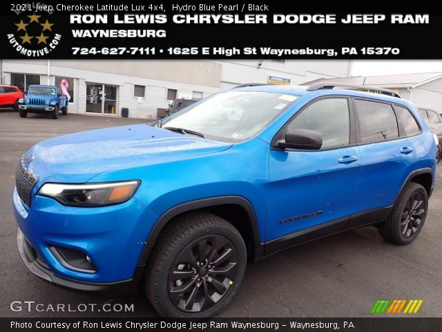 2021 Jeep Cherokee Latitude Lux 4x4 in Hydro Blue Pearl