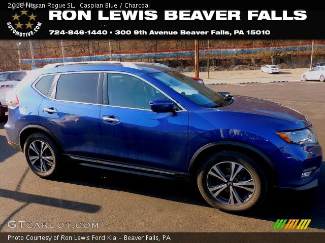 2018 Nissan Rogue SL in Caspian Blue