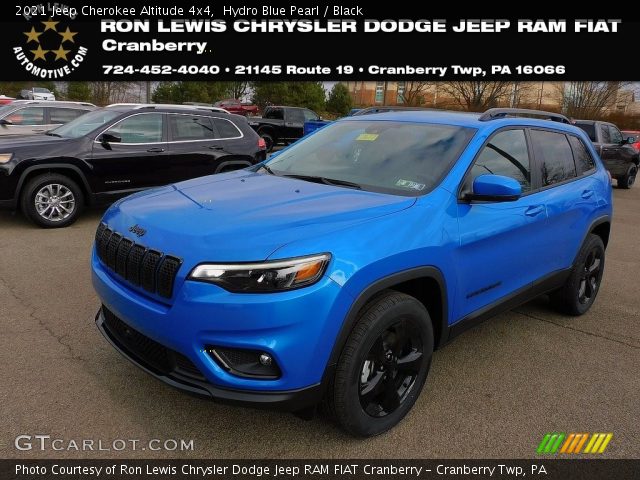 2021 Jeep Cherokee Altitude 4x4 in Hydro Blue Pearl