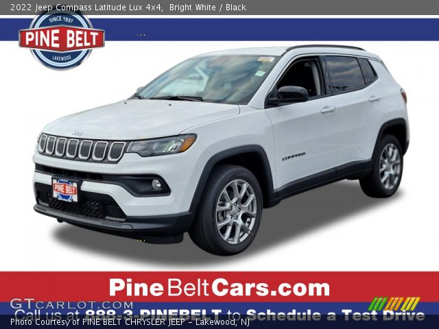 2022 Jeep Compass Latitude Lux 4x4 in Bright White