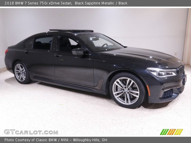 2018 BMW 7 Series 750i xDrive Sedan in Black Sapphire Metallic