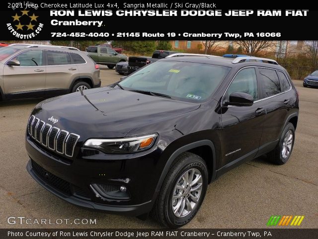 2021 Jeep Cherokee Latitude Lux 4x4 in Sangria Metallic