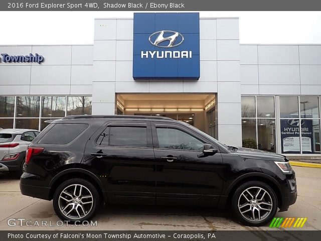 2016 Ford Explorer Sport 4WD in Shadow Black