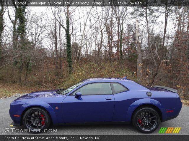 2021 Dodge Challenger R/T Scat Pack Widebody in Indigo Blue