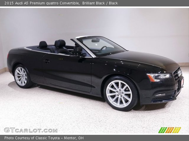 2015 Audi A5 Premium quattro Convertible in Brilliant Black