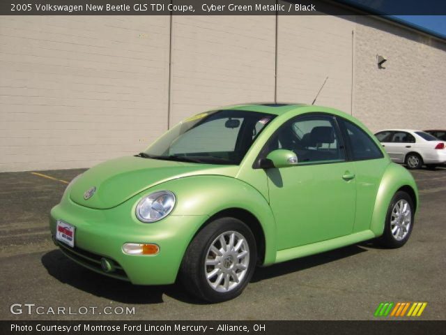 2005 Volkswagen New Beetle GLS TDI Coupe in Cyber Green Metallic