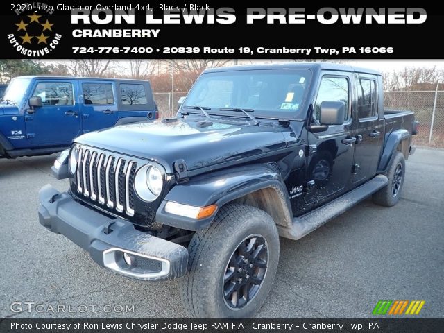 2020 Jeep Gladiator Overland 4x4 in Black