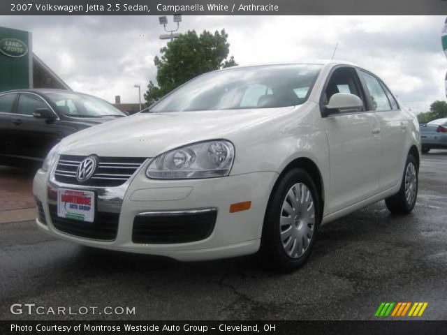 2007 Volkswagen Jetta 2.5 Sedan in Campanella White