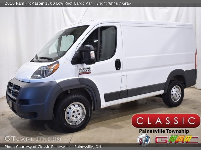 2016 Ram ProMaster 1500 Low Roof Cargo Van in Bright White