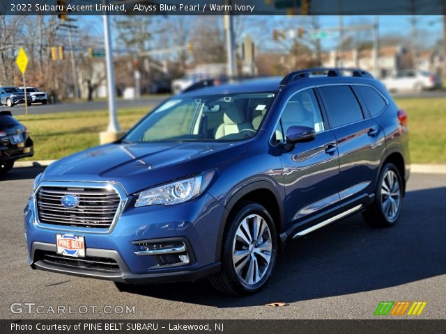 2022 Subaru Ascent Limited in Abyss Blue Pearl