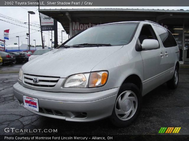 2002 Toyota Sienna LE in Silver Shadow Pearl