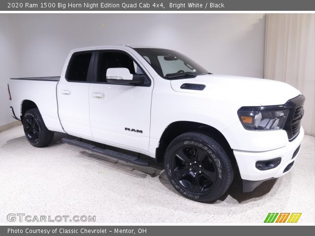 2020 Ram 1500 Big Horn Night Edition Quad Cab 4x4 in Bright White
