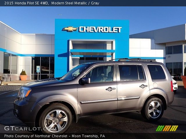 2015 Honda Pilot SE 4WD in Modern Steel Metallic