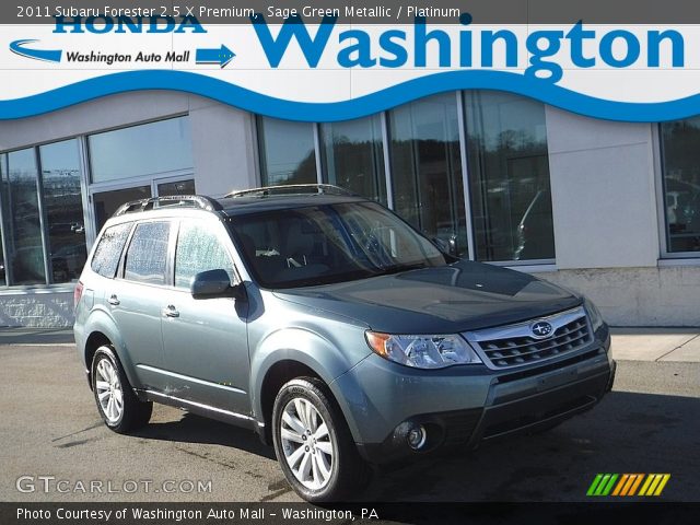 2011 Subaru Forester 2.5 X Premium in Sage Green Metallic