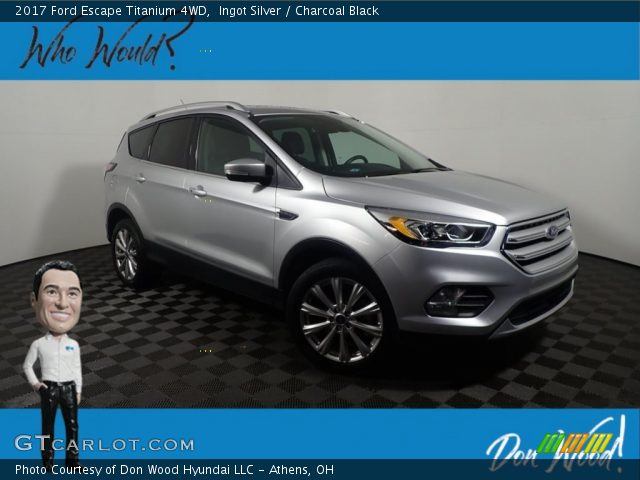 2017 Ford Escape Titanium 4WD in Ingot Silver