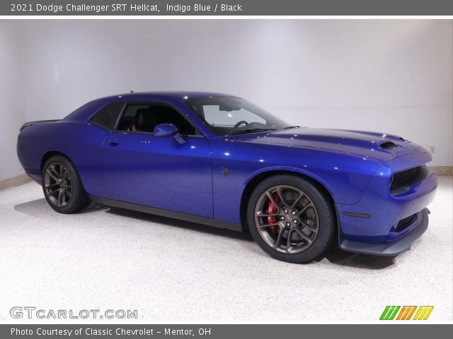 2021 Dodge Challenger SRT Hellcat in Indigo Blue