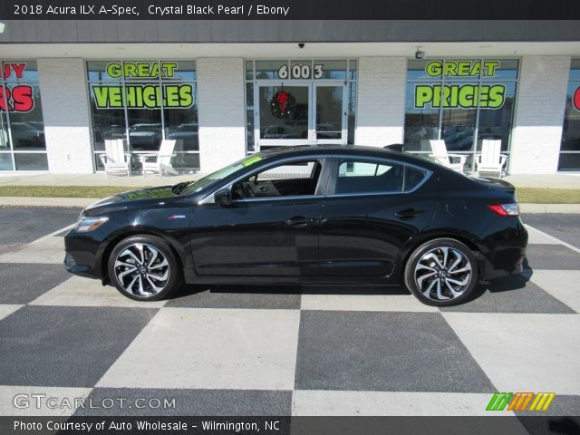 2018 Acura ILX A-Spec in Crystal Black Pearl