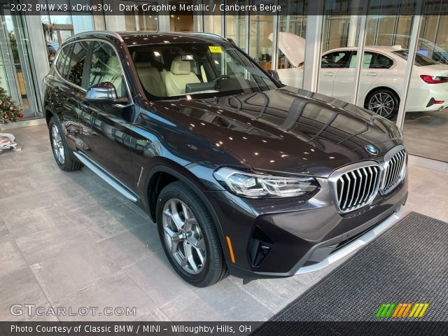 2022 BMW X3 xDrive30i in Dark Graphite Metallic