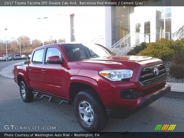 2017 Toyota Tacoma SR5 Double Cab 4x4 in Barcelona Red Metallic